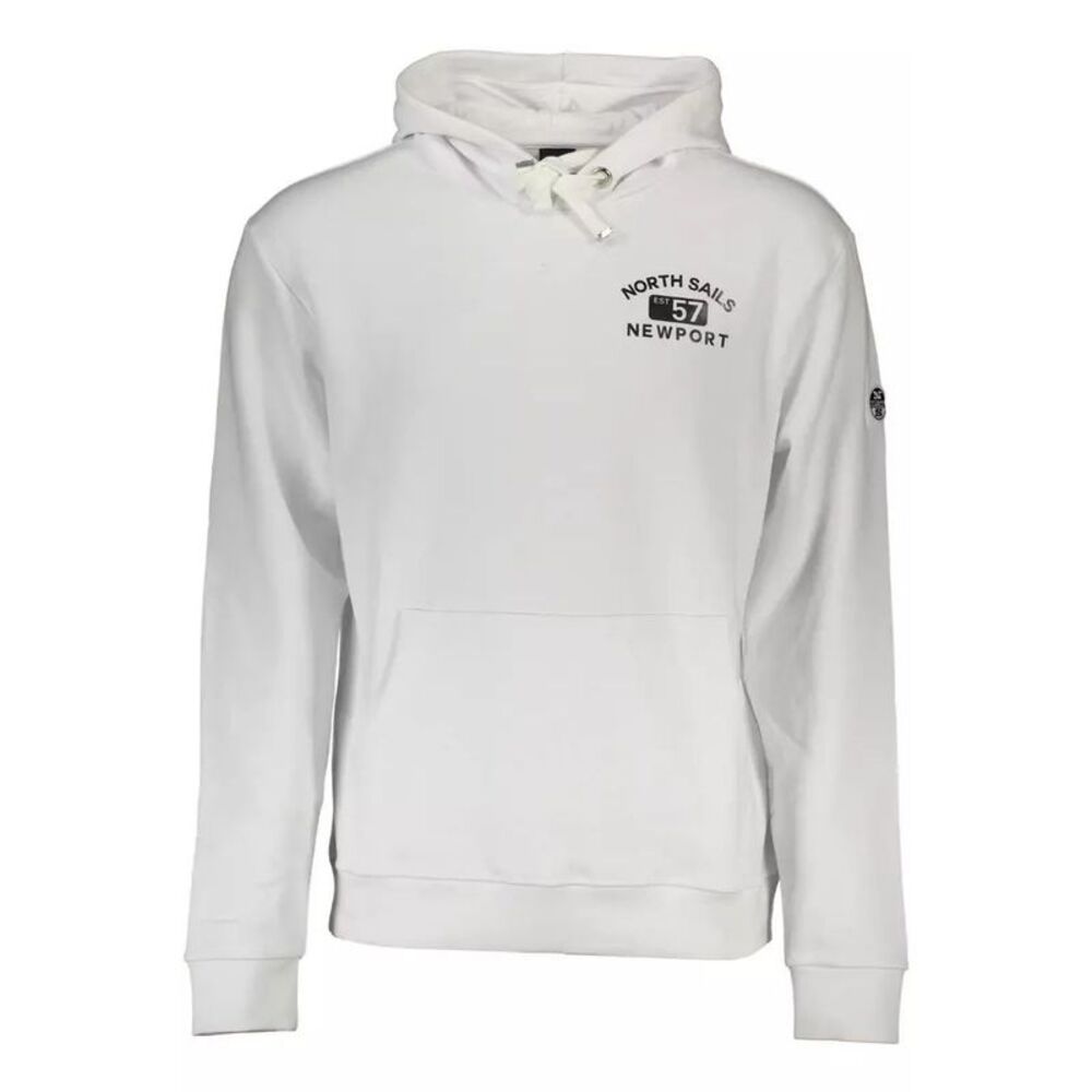 North Sails Casual Knitwear Hoodie Men White Sweaters